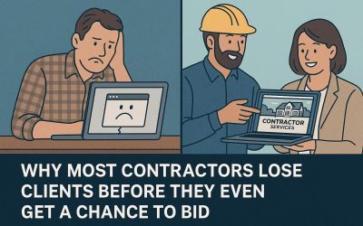 Why Most Contractors Lose Clients Before They Even Get a Chance to Bid